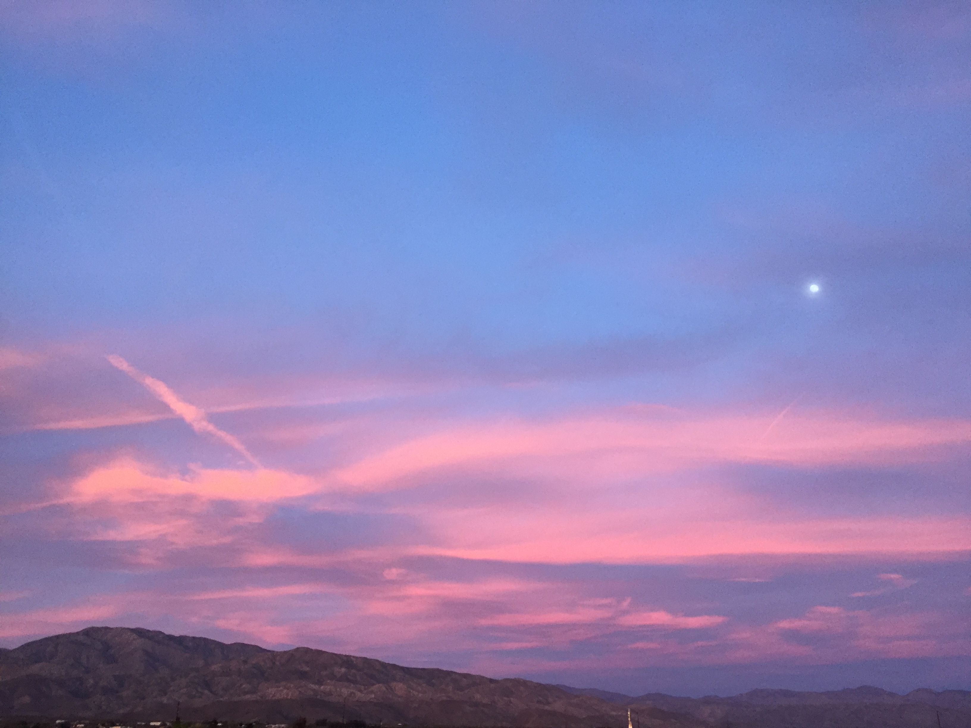 Skydeck Sunset East with moon