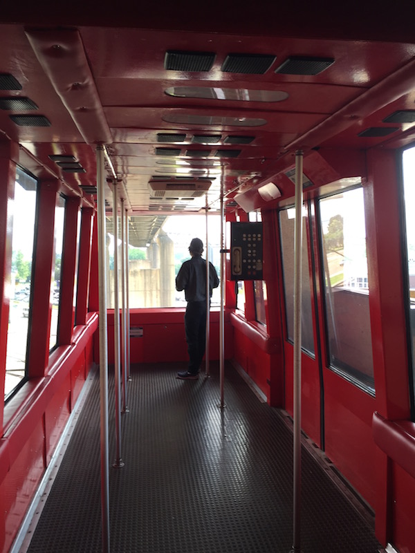 MTN Dave in tram car